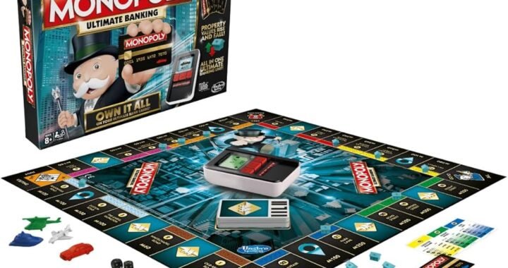 “Smart Banking Meets Blaster Fun: Monopoly Ultimate Banking Edition & Nerf Elite RD-8 Combo Delivers Double the Thrill!”